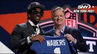 Malik Nabers describes his emotions after the Giants make him the 6th overall pick in the NFL Draft