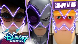 Miraculous Villains Transformations Pt 2 | Miraculous Ladybug | @disneychannel x @Miraculous