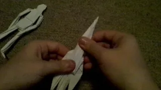 How to make a origami human... the better version of my old one