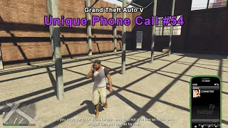 Franklin calls Jimmy after Reuniting the Family - Unique Phone Call #54 - GTA 5