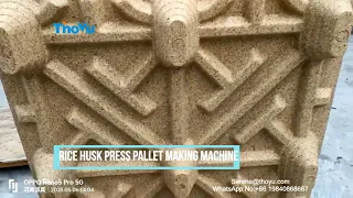 Rice Husk Recycling Machine /Pressed wood pallet machine /Compressed Wood Pallet