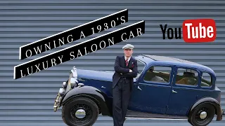 Owning a 1930's Saloon car and a nice suit, no I'm not a Peaky Blinder!