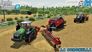 Final Phase of Grain Harvest: Commencing Straw Baling | La Coronella Farm | FS 22 | Timelapse #62