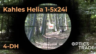 Kahles Helia 1-5x24i Reticle 4-DH | Optics Trade Reticle Subtensions