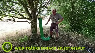 Wildtränke - einfach und schnell gebaut