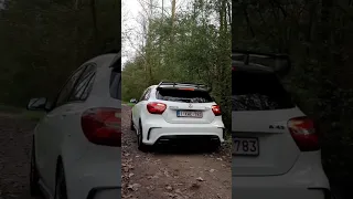 A45 AMG Stage 2 - LAUNCH CONTROL SOUND LOUD! Full Armytrix Exhaust #automobile #mercedes #amg #a45