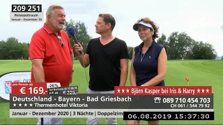 Sendung 13, Promis im Urlaubsparadies in Bad Griesbach mit Harry Wijnvoord