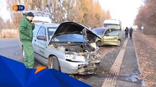 На виїзді з Полтави сталася смертельна аварія: зіткнулися два легковики