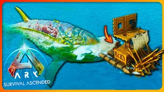 HUNTED by the LARGEST SEA MONSTER in ARK Survival ASCENDED Gameplay