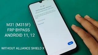 Samsung M31 (M315F) FRP Bypass Android 12, 11 Easy Method