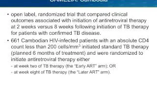 HIV TB Co-infection Initial Management