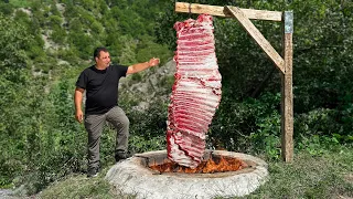 Juicy Beef Ribs From Tandoor With Tender Bulgur! Life In The Village Of Azerbaijan