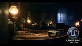 Unreal Engine 4 : Gryffindor Common Room