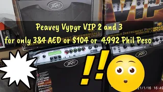 I bought Peavey Vypyr VIP 2 and 3 for only $104