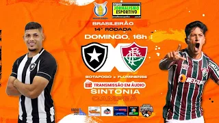 BOTAFOGO x FLUMINENSE - BRASILEIRÃO 2022 - Narração Ao Vivo (Áudio)