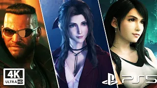 FINAL FANTASY 7 REMAKE INTERGRADE PS5 All Special Resolution Scenes (Tifa, Aerith, Barret) 4K UHD