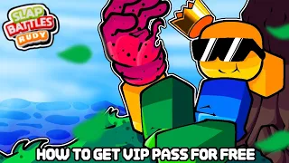 How To Get VIP Pass For Free (Hard But Not Impossible) | Slap Battles Roblox