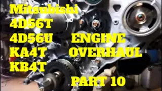 Engine Overhaul Mitsubishi Triton Challenger L200 2.5L TDi CRDi KA4T KB4T 4D56T 4D56U 131KW  Part 10