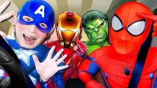 [슈퍼히어로 강이] 슈퍼히어로와 여행을 가요 All Superheroes Dancing in the Car