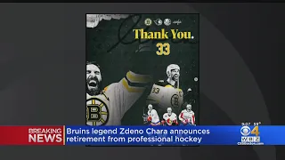 Zdeno Chara signs one-day contract to retire with Boston Bruins