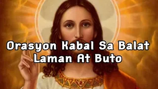 Orasyon Kabal Sa Balat Laman At Buto