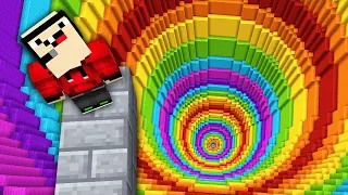 IMPOSSIBLE MINECRAFT RAINBOW DROPPER!