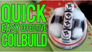 Quick and Effective coil build for RDA atomizers