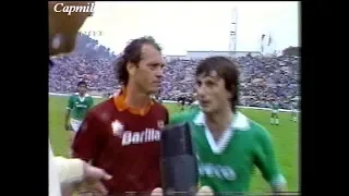 ROMA-Avellino 2-0 Falcao, Di Bartolomei 13ª giornata Ritorno 01-05-1983