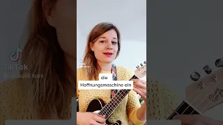 "Hoffnungsmaschine" - Erdmöbel & Judith Holofernes (Ukulele Cover)