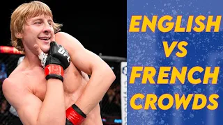 FRENCH CROWDS vs ENGLISH CROWDS: Which UFC Fanbase is MORE HYPE?