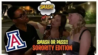 SMASH OR PASS (SORORITY EDITION) *GONE RIGHT*| PUBLIC INTERVIEW| UNIVERSITY OF ARIZONA | ISW TV