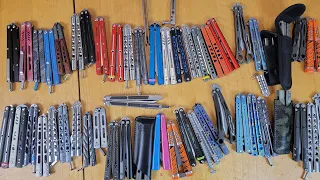 MY BALISONG COLLECTION SUMMER 2021. BUTTERFLY KNIFE COLLECTION