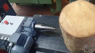 DIY Open Source Holzspalter (Kegelspalter)