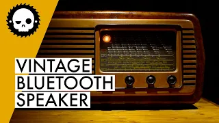 How to convert a vintage tube radio into a Bluetooth speaker