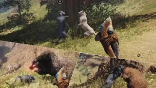 RARE BLACK CAVE LION Vs ALL DAMN BEASTS|Far Cry Primal Gameplay