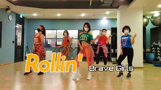 ZUMBA | K-POP | Rollin' | Brave Girls | Mulssam | 쉬운줌바 | Choreography | 홈트 | 브레이브걸즈 롤린