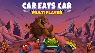 Обзор Car Eats Car Multiplayer первый взгляд! Хищные машины онлайн #1