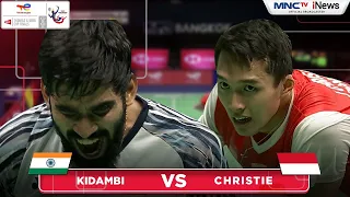 Thomas Cup Final  2022   KIDAMBI Srikanth India vs Jonatan CHRISTIE Indodesia  india won thomas cup