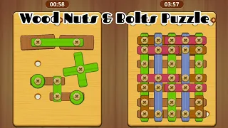 Wood Nuts & Bolts Puzzle | Level 6 | Main Games