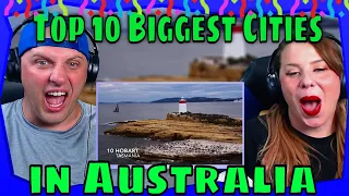 REACTION TO Top 10 Biggest Cities in Australia | THE WOLF HUNTERZ REACTIONS