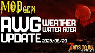 Mod Generator GUI Update! RWG Larger Cities, Extreme Weather, Water Filters! – 7 Days to Die A21 Mod