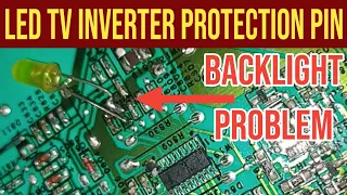 LED LCD TV inverter IC Protection Remove | Backlight Protection pin Problem Solved