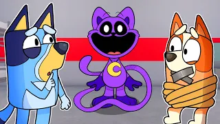 Bluey and Bingo Escape EVIL CATNAP PRISON!