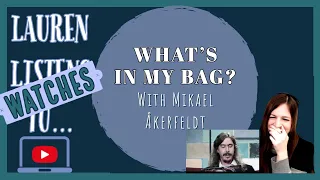 Mikael Åkerfeldt Being Charismatic for 12 Minutes | What's in My Bag, Opeth Reaction