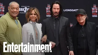 Keanu Reeves Hand & Footprint Ceremony | News Flash | Entertainment Weekly