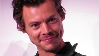 Harry's reaction to catching a plane at My Policeman premiere TIFF - Toronto