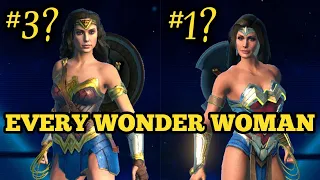 Ranking Every Wonder Woman Character (Worst To Best) - Injustice 2 Mobile