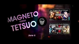 DEATH BATTLE Next Time: Magneto vs Tetsuo Shima CONFIRMED (My Reaction)