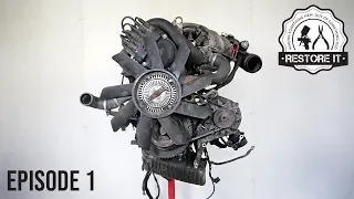 BMW E30 M20B25 Engine Restoration - Rebuild Time-Lapse | Part 1