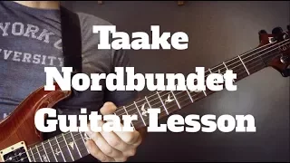 Taake Nordbundet Guitar Lesson